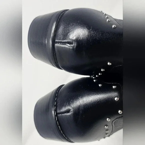 Crown Vintage Leather Studded Black Kavita Booties Size 6-NWOT - Picture 15 of 16